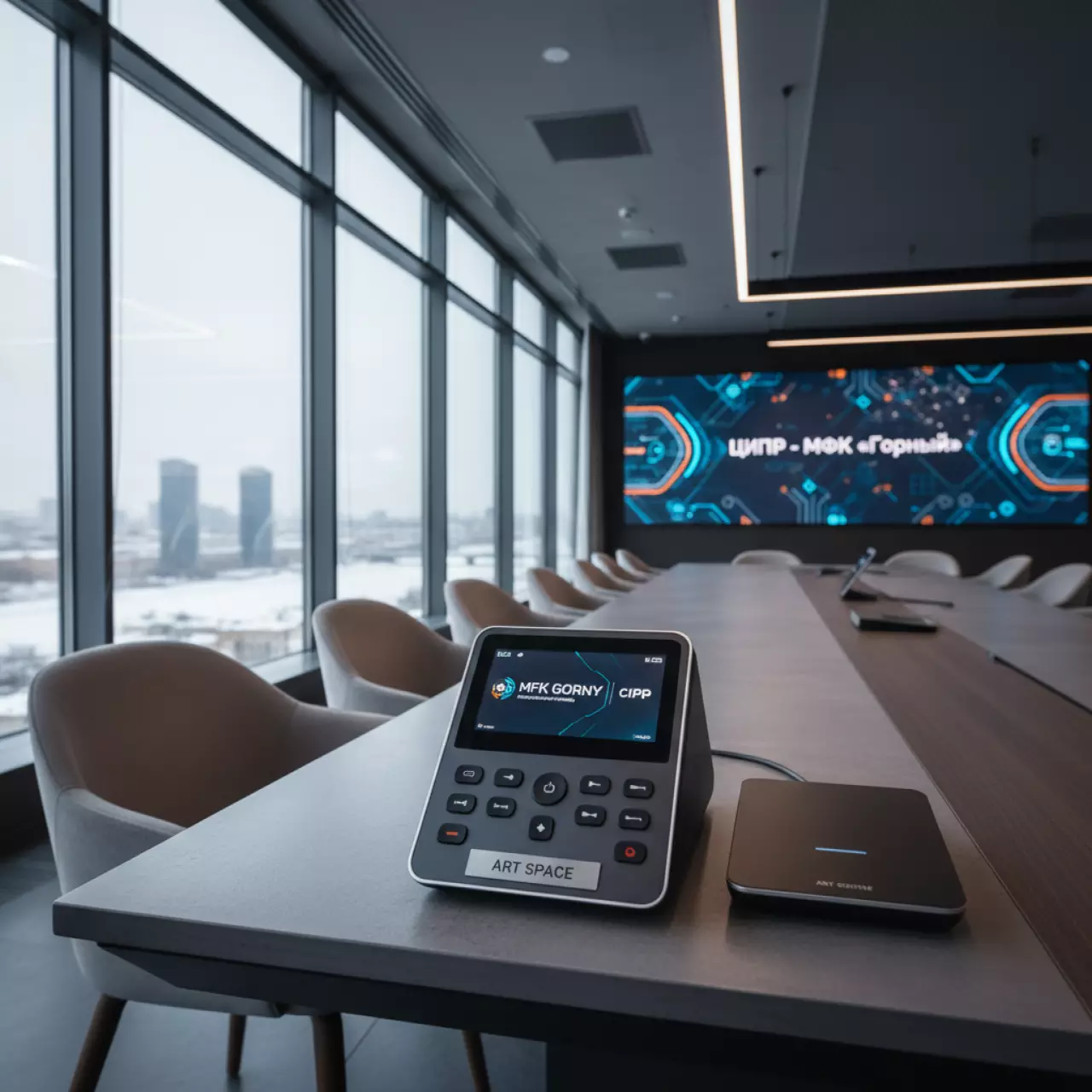 Аренда Комплект Yealink CP935W Base конференц телефон и базовая станция в МФК «Горный» — ART SPACE