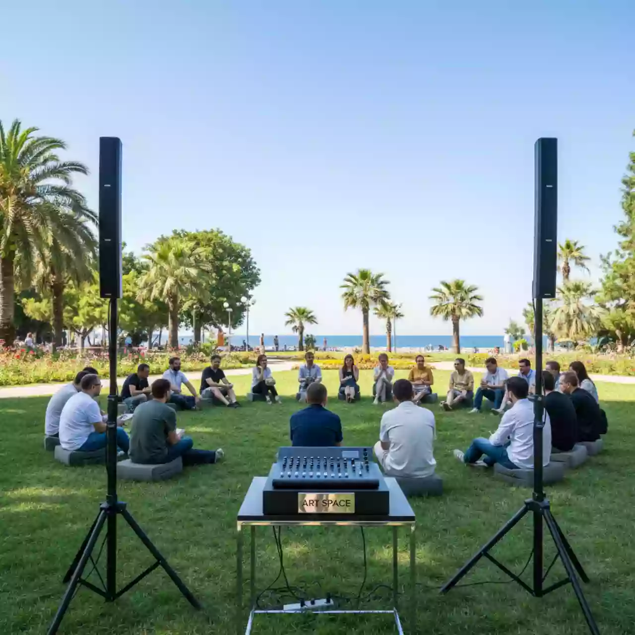 Аренда Комплект звука 1,3 кВт в парке «Ривьера» — ART SPACE