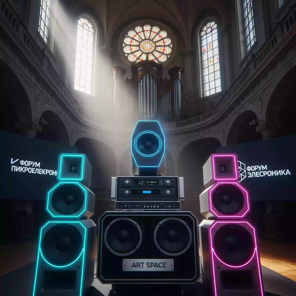 Аренда Комплект звука 7 кВт в Зале органной и камерной музыки — ART SPACE