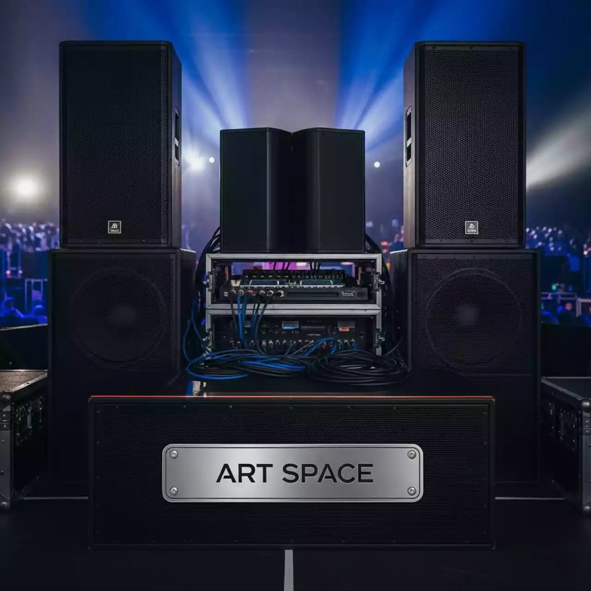 Аренда Комплект звука профессиональный JBL VRX 8000 Вт в Зимнем театре — ART SPACE