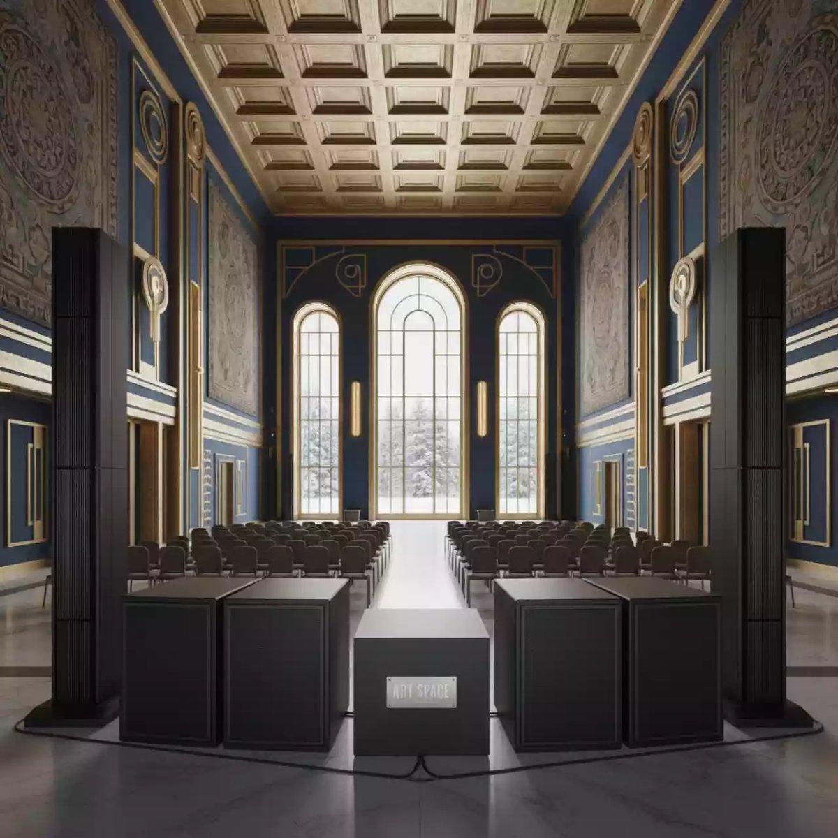 Аренда Комплект звукового оборудования 2,5 кВт в ледовом дворце «Большой» — ART SPACE