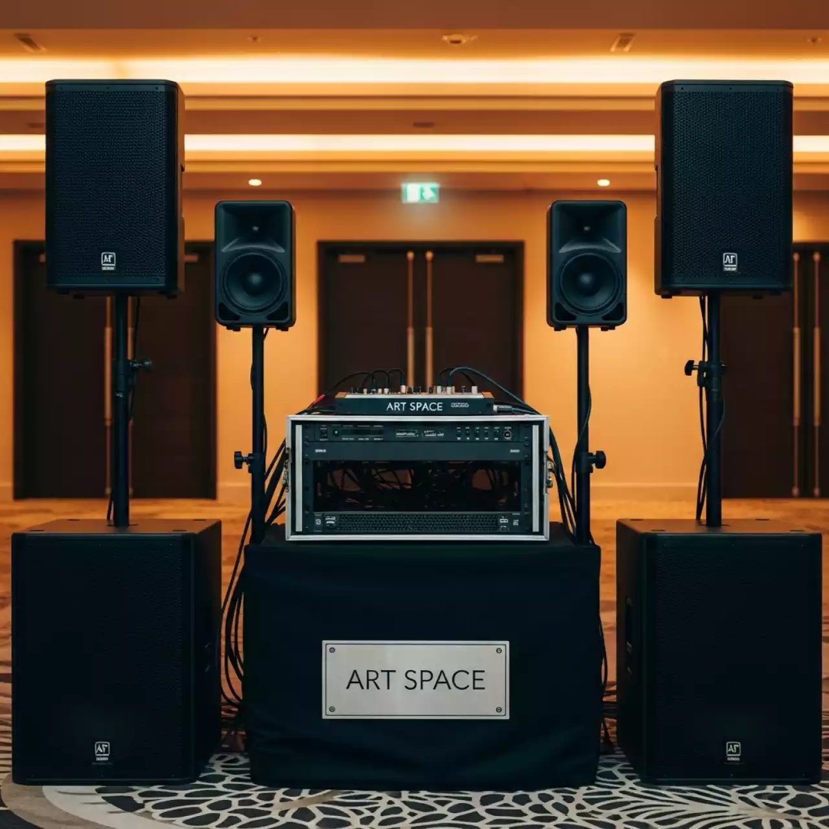 Аренда Комплект звукового оборудования 5 кВт в Green Flow Hotel — ART SPACE