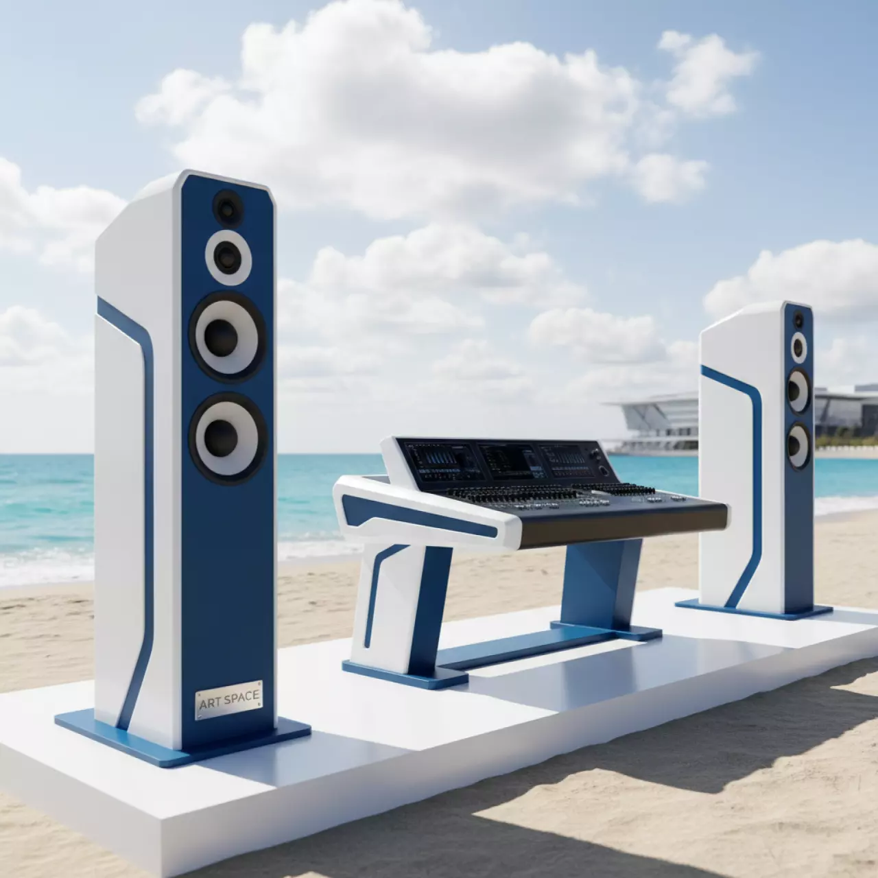 Аренда Комплект звуковой 4,5 кВт на пляже «Маяк» — ART SPACE