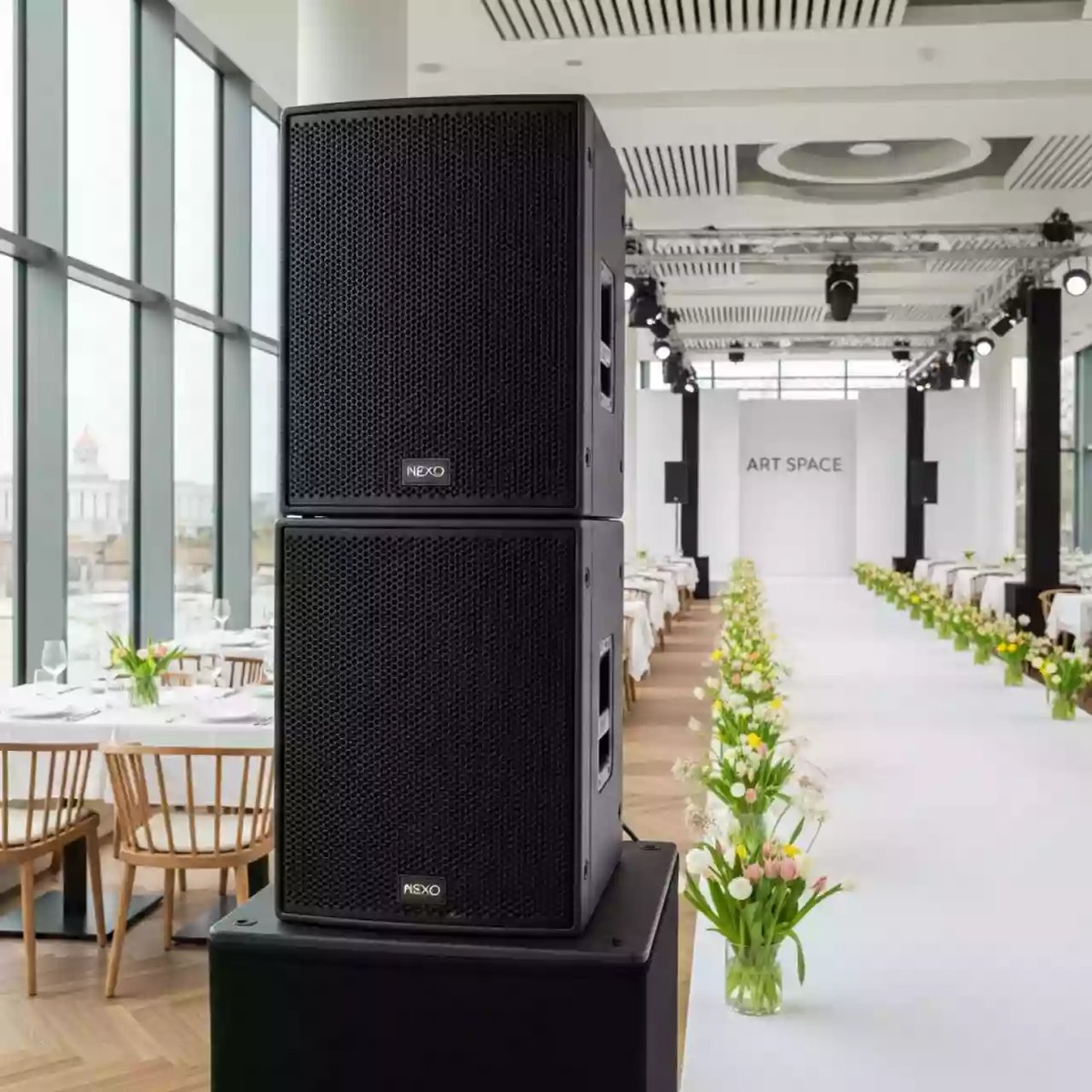 Аренда Комплект звуковой Nexo GEO 10 кВт в ресторане «Sanremo» — ART SPACE