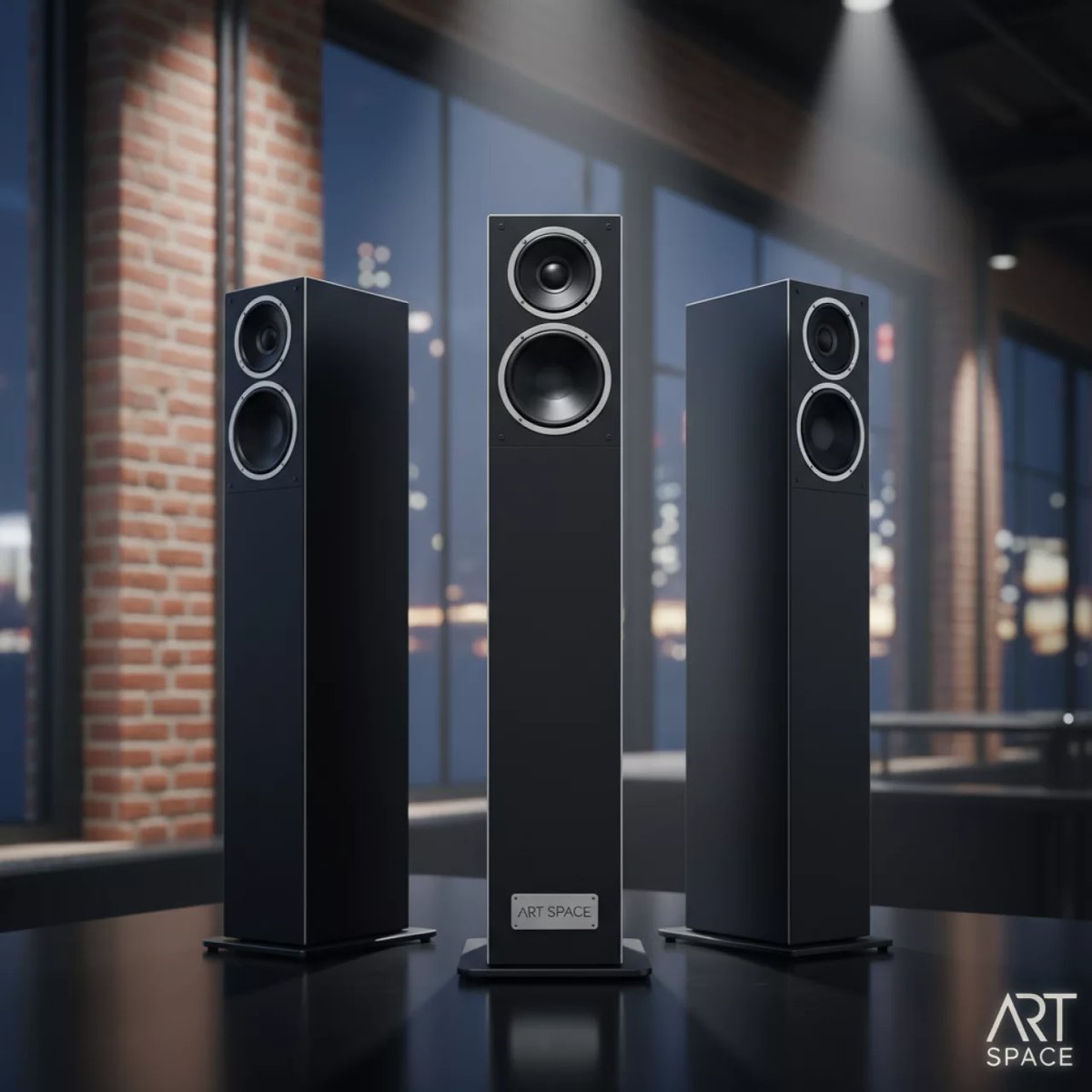 Аренда Комплекта акустики Totem Mono 4 на VIP теплоходе (Морпорт Сочи) — ART SPACE