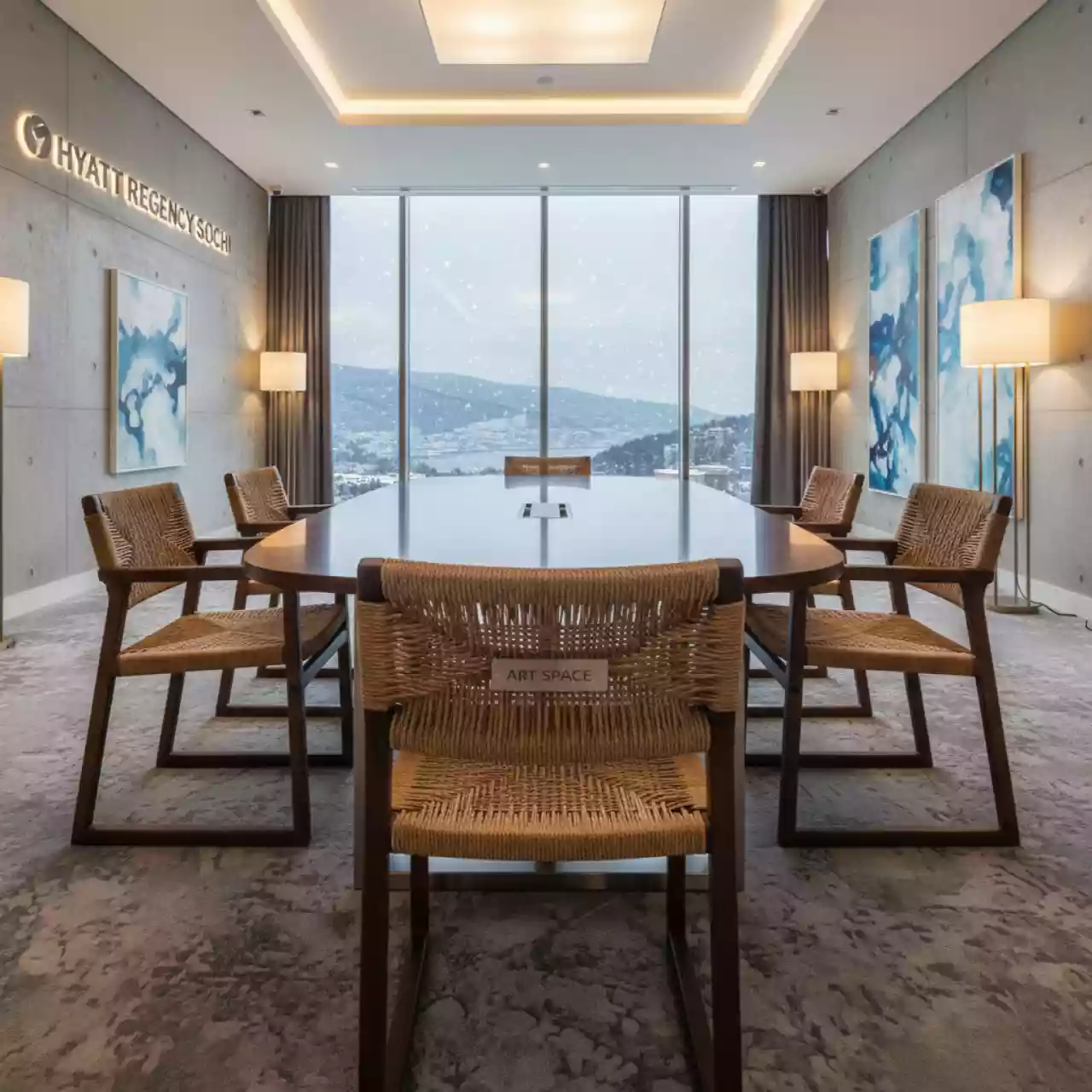 Аренда Комплекта плетеной мебели T363B Y360B W65 light brown в отеле Hyatt Regency Sochi — ART SPACE