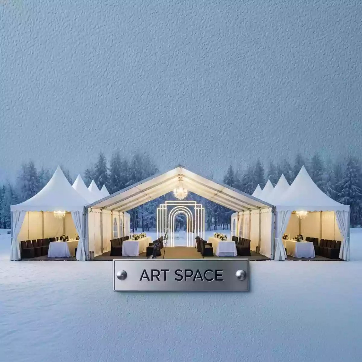 Аренда Комплекта шатров 3х3 м в санатории «Металлург» — ART SPACE