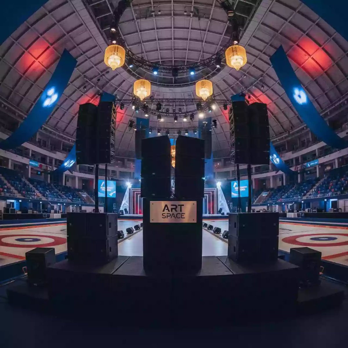Аренда Комплекты звука премиум в Керлинговом центре «Ледяной куб» — ART SPACE