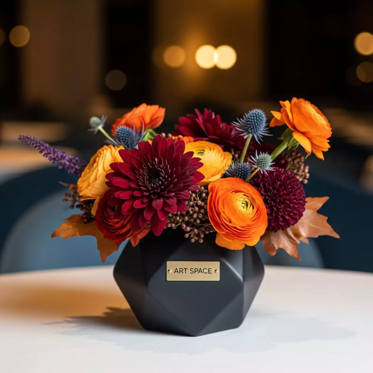 Аренда Композиции цветочные на стол в ресторане «Плакучая Ива» — ART SPACE