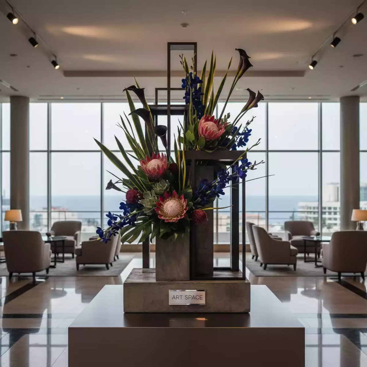 Аренда Композиции цветочные в отеле Hyatt Regency Sochi — ART SPACE