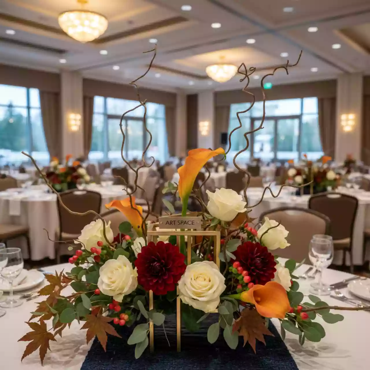 Аренда Композиции на столы гостей 3 в отеле «Богатырь» — ART SPACE