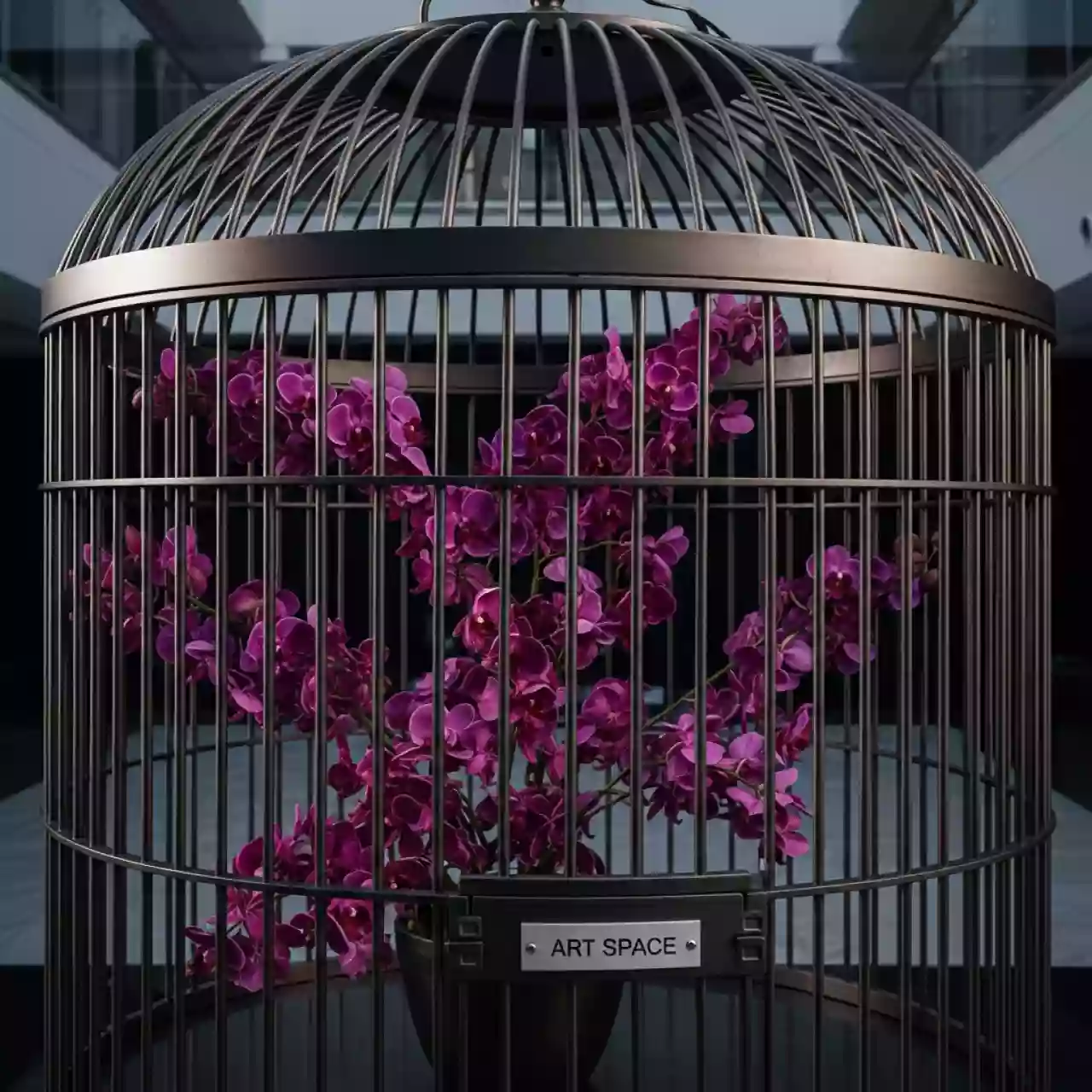 Аренда Композиция 5 клетка с орхидеями в санатории «Русь» — ART SPACE