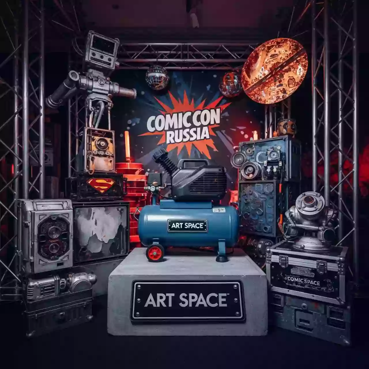 Аренда Компрессор Remesa 1,5 кВт в ресторане «La Terrazza» — ART SPACE