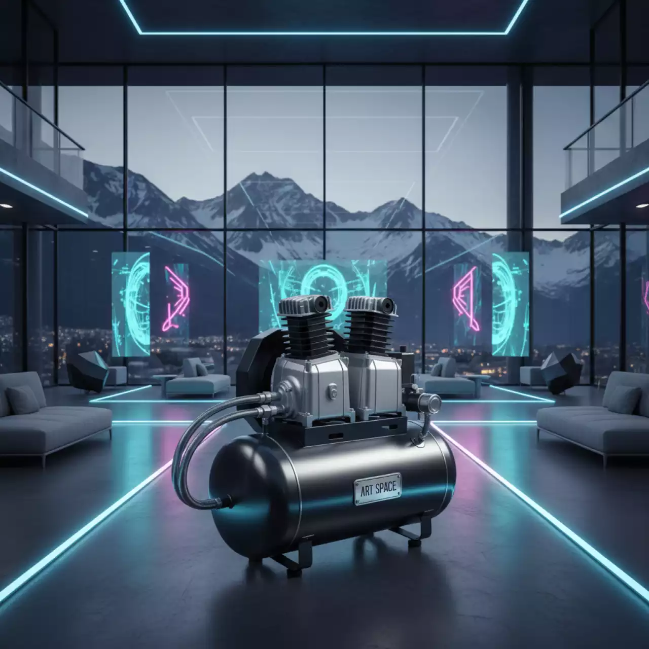 Аренда Компрессор Вихрь КМП 300 50 в Green Flow Hotel — ART SPACE