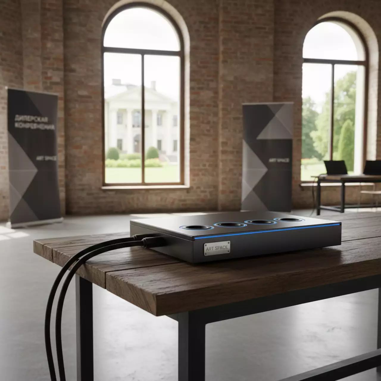 Аренда Концентратор групповой для мобильной тележки Sanako LAB 5 аудиопанелей 12 метров в усадьбе Голицына — ART SPACE