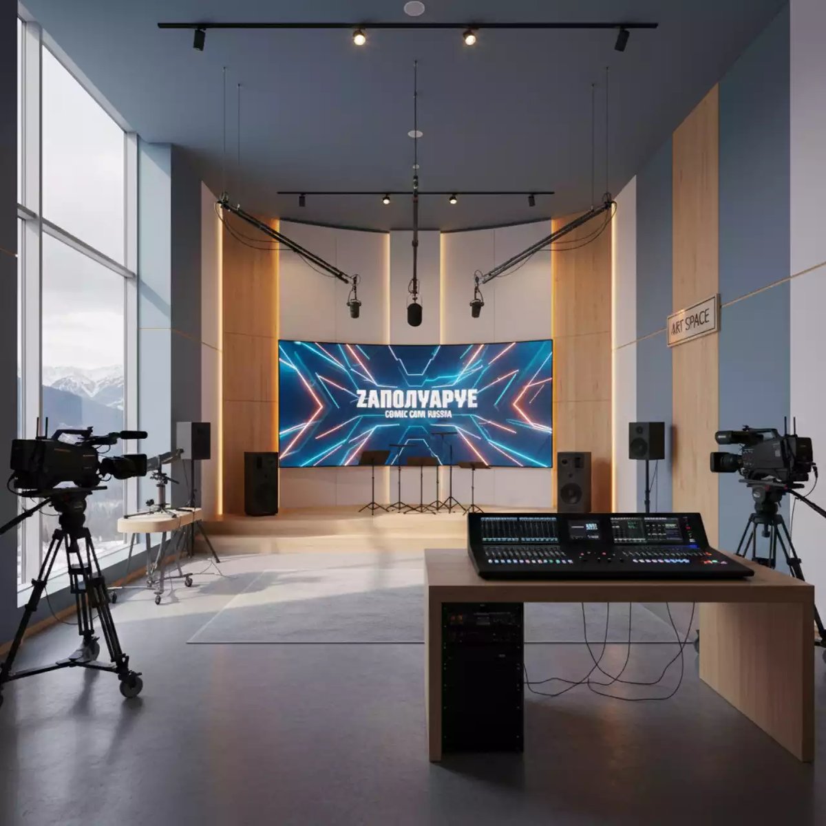 Аренда Концерт онлайн в студии Авант Медиа в санатории «Заполярье» — ART SPACE