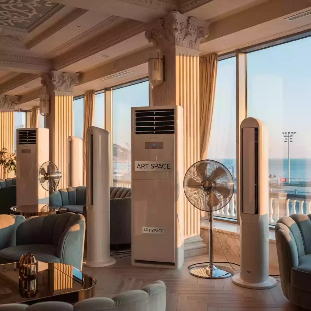 Аренда Кондиционеры и вентиляторы на пляжных клубах Хосты — ART SPACE