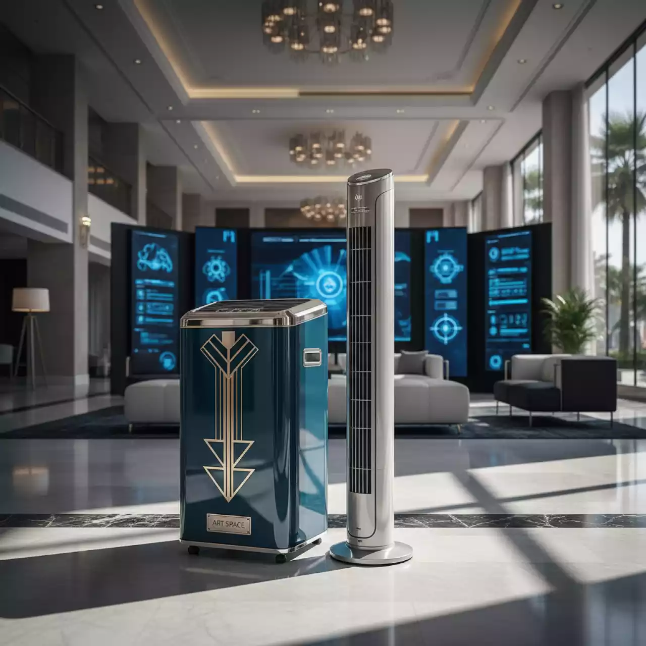 Аренда Кондиционеры мобильные и вентиляторы в Novotel Resort — ART SPACE