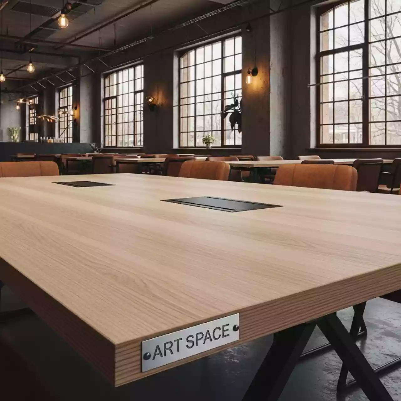 Аренда Конференц стол 1800х900 цвет шамони светлый в ресторане «Высота 5642» — ART SPACE