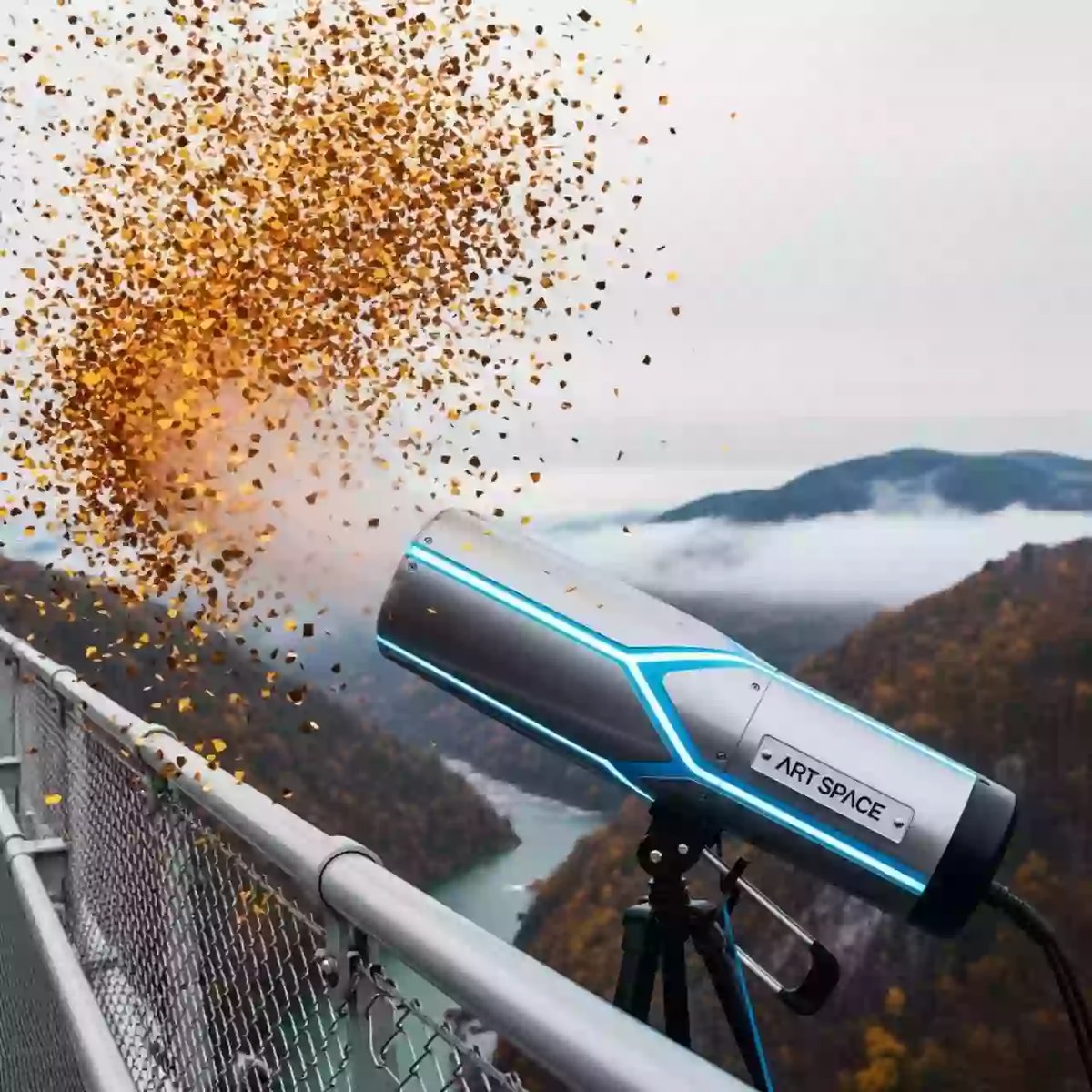 Аренда Конфетти бластер с газовым баллоном в Skypark Sochi — ART SPACE