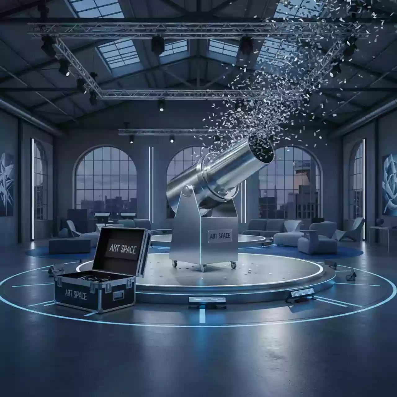 Аренда Конфетти машина Global Effects Power 150 в Bridge Resort — ART SPACE