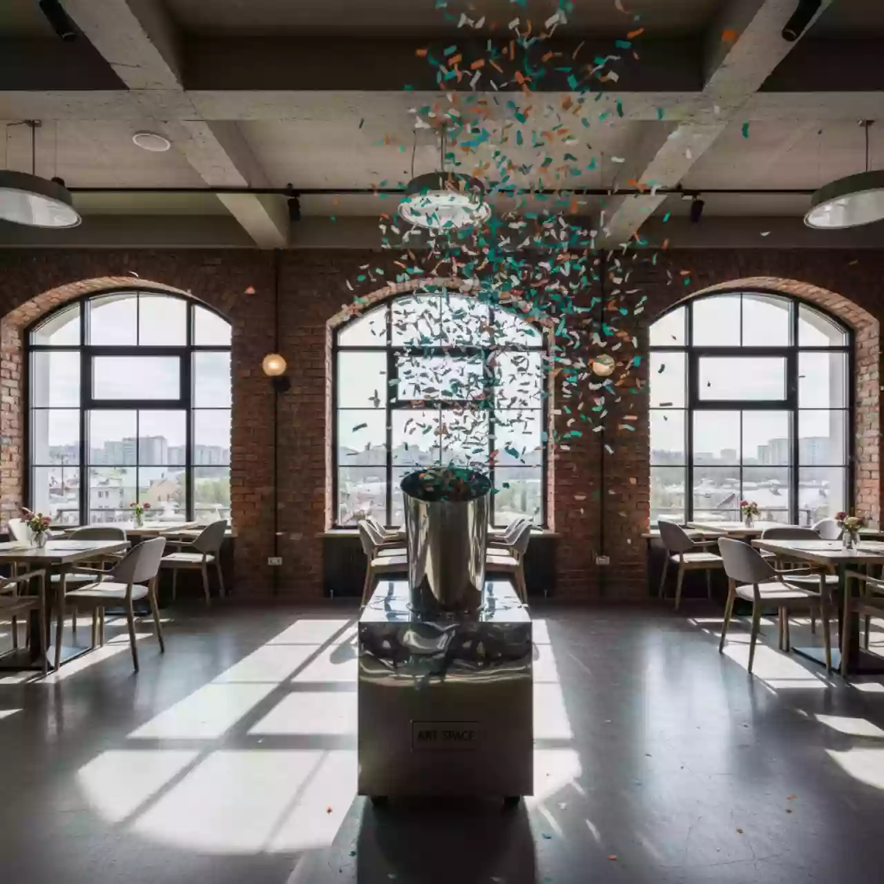 Аренда Конфетти машина выдувная global effects power 550 в ресторане «Высота 5642» — ART SPACE