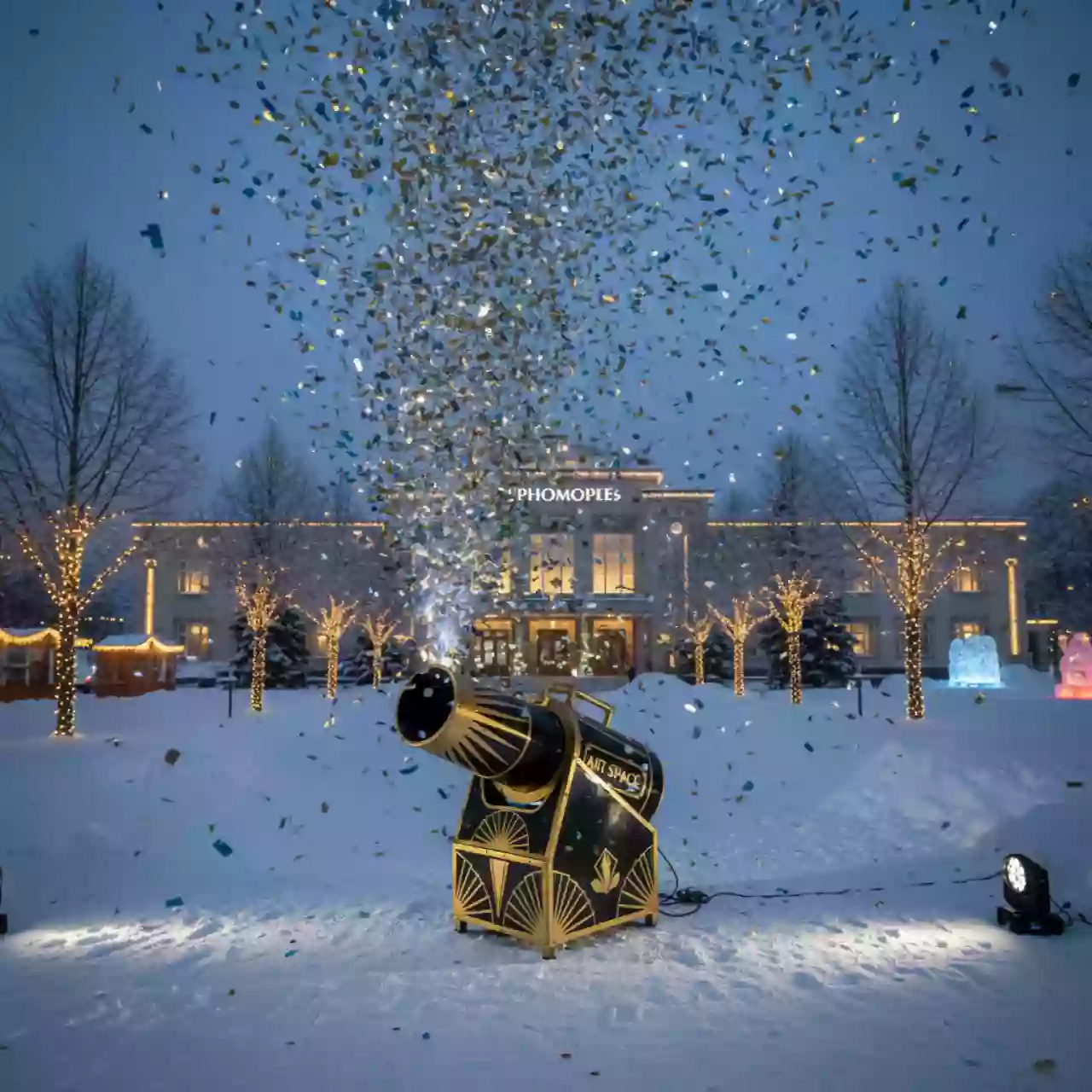 Аренда Конфетти пневмопушка в санатории «Черноморье» — ART SPACE