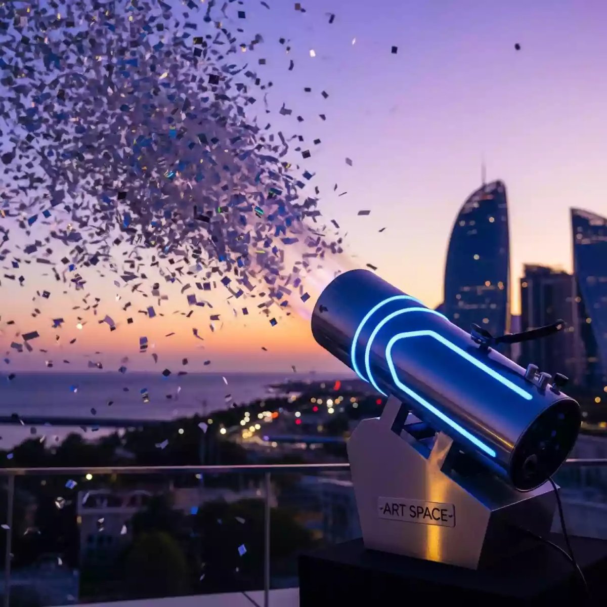 Аренда Конфетти пушка на Имеретинской набережной — ART SPACE