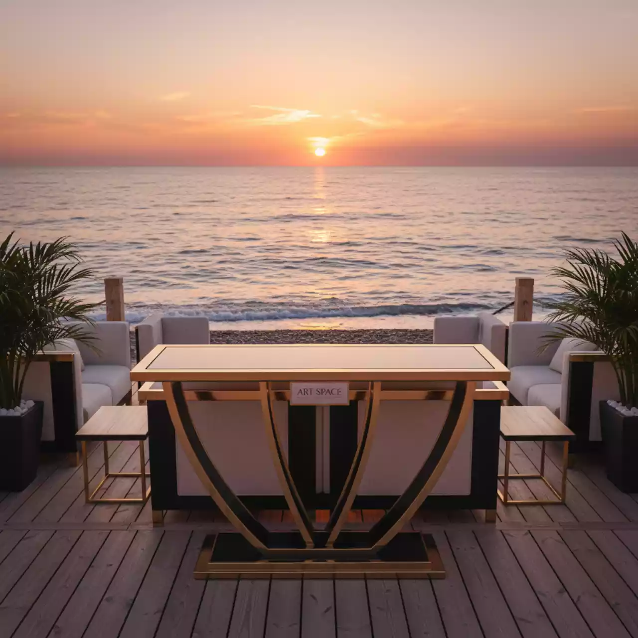 Аренда Консоль 22 на пляже «Ривьера» — ART SPACE