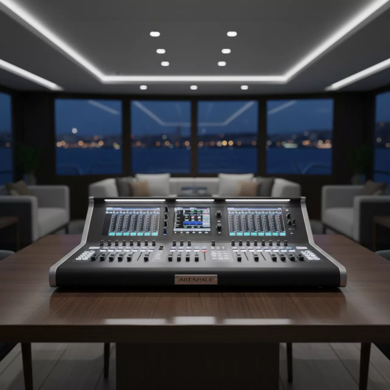 Аренда Консоль Конгресс 120 на VIP теплоходе (Морпорт Сочи) — ART SPACE