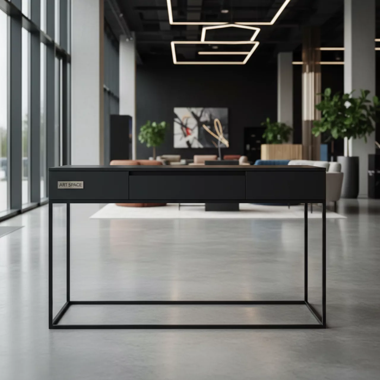 Аренда Консоль с ящиком черная в казино «Сочи» — ART SPACE