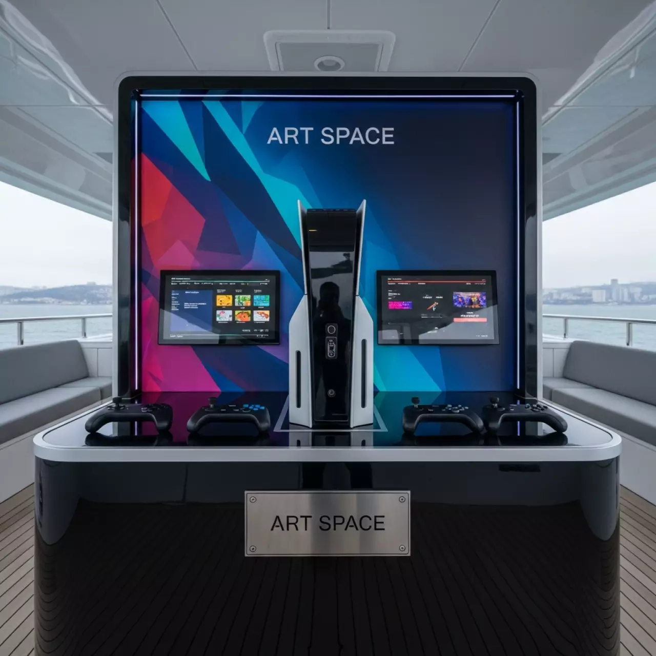 Аренда Консоли на VIP теплоходе (Морпорт Сочи) — ART SPACE