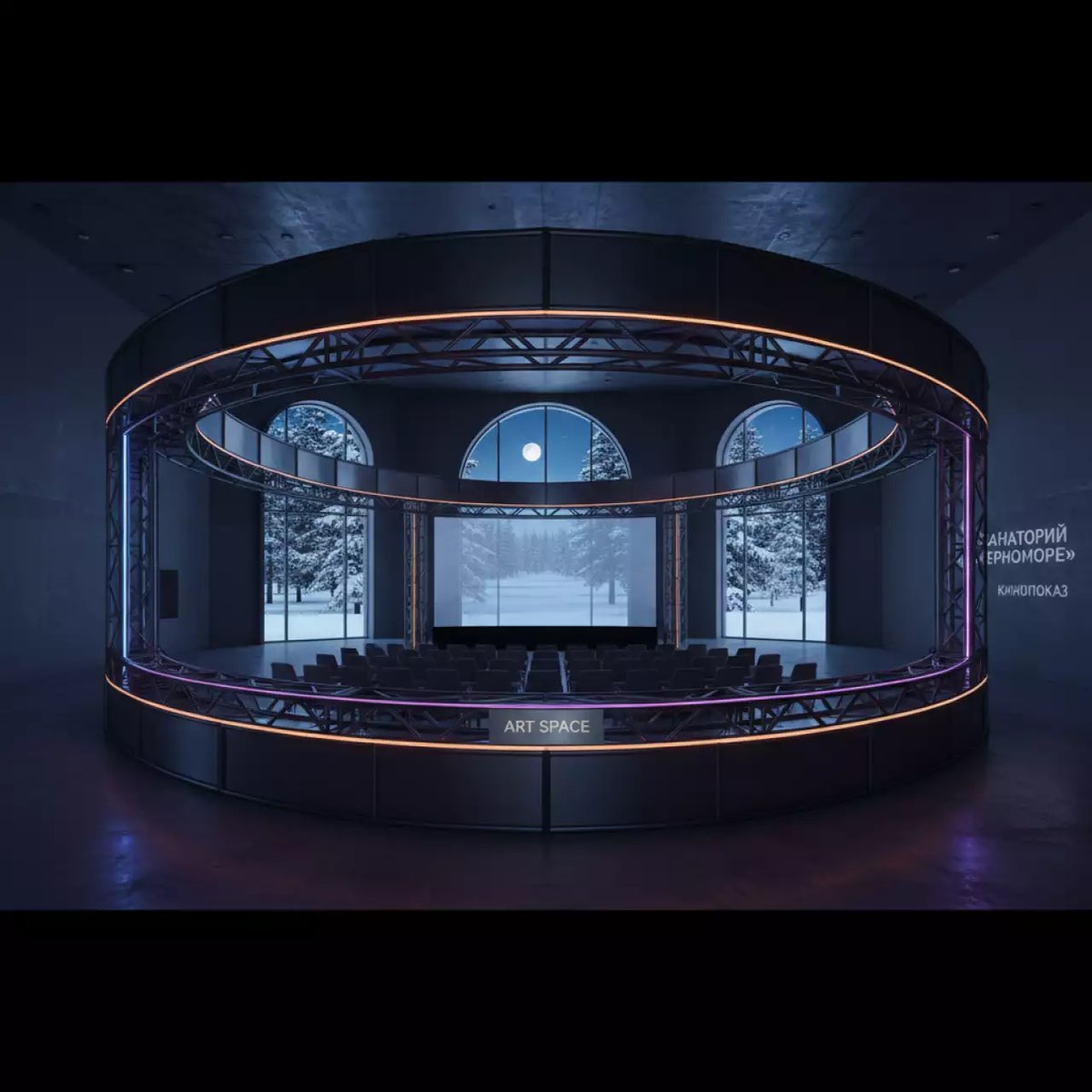 Аренда Конструкции выставочные POP UP для Emergn в санатории «Черноморье» — ART SPACE