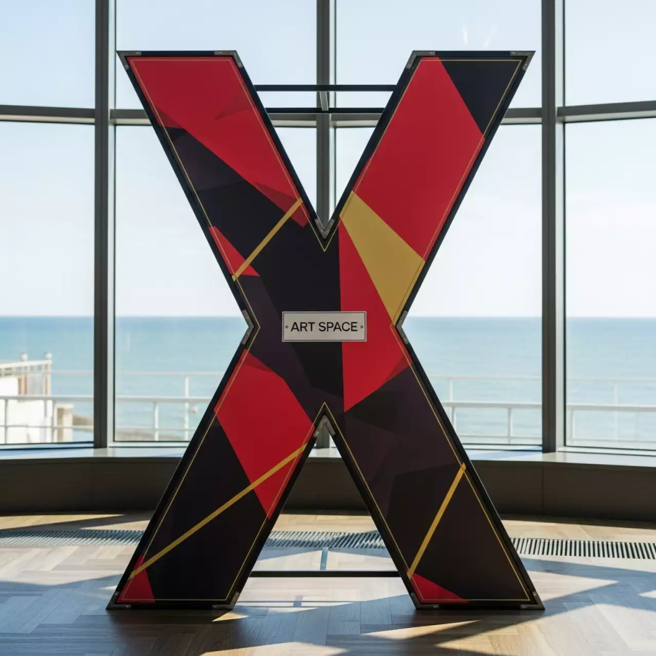 Аренда Конструкция баннерная X баннер в ресторане «Магеллан» — ART SPACE