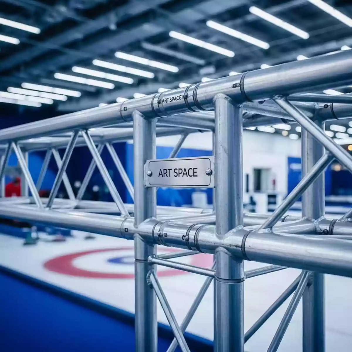 Аренда Конструкция из ферм под баннер 2х3 м в Керлинговом центре «Ледяной куб» — ART SPACE