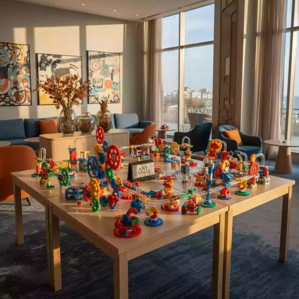 Аренда Конструктор Lego 'Планета STEAM' в Pullman Sochi Centre — ART SPACE