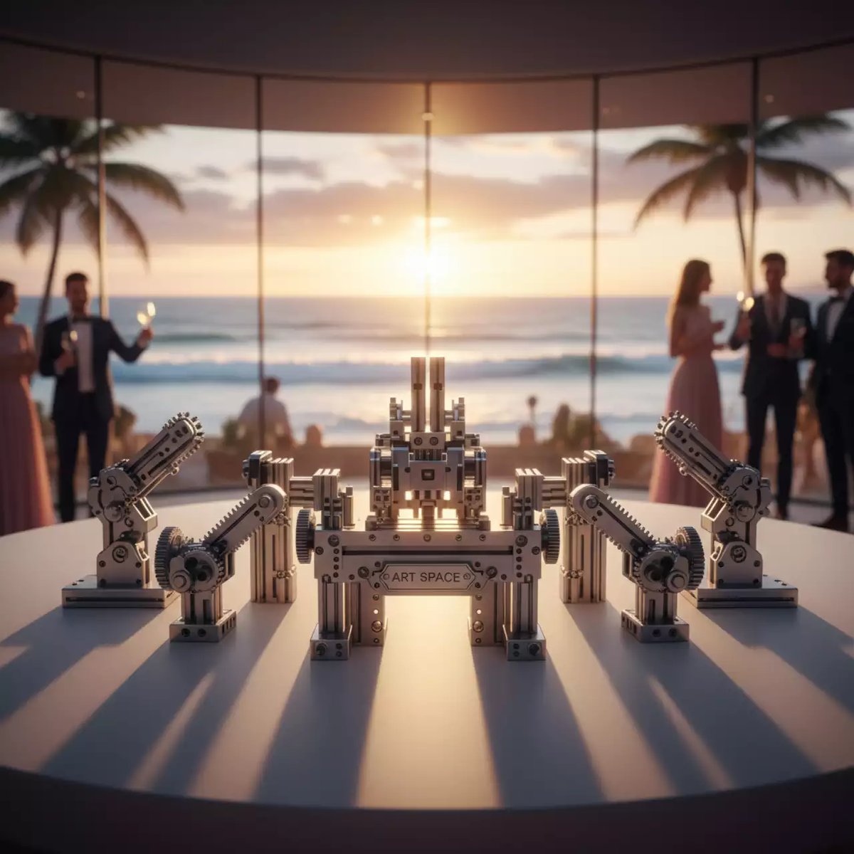 Аренда Конструктор модульных станков Технолаб 6 в 1 металл в пляжном клубе Del Mar — ART SPACE