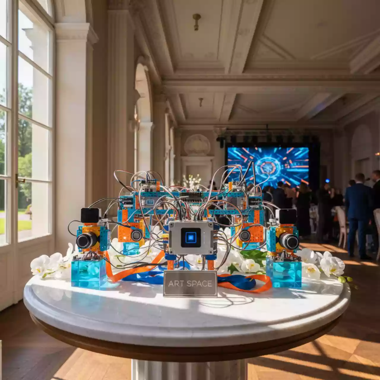 Аренда Конструктор по робототехнике MRT1 Brain A HUNA MRT в ресторане «Баран-Рапан» — ART SPACE