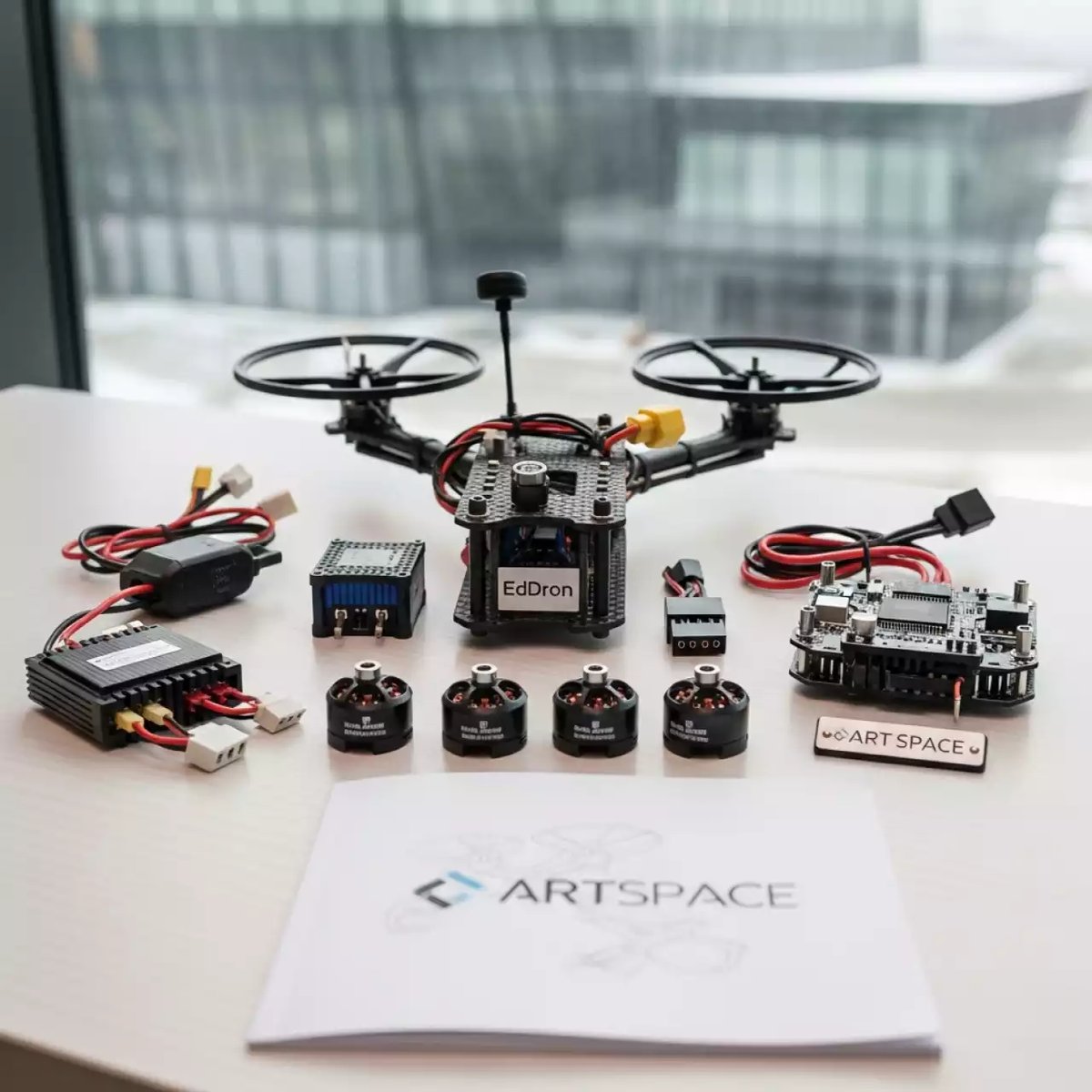 Аренда Конструктор программируемого квадрокоптера EdDron WS light без пайки в Gamma Sirius — ART SPACE