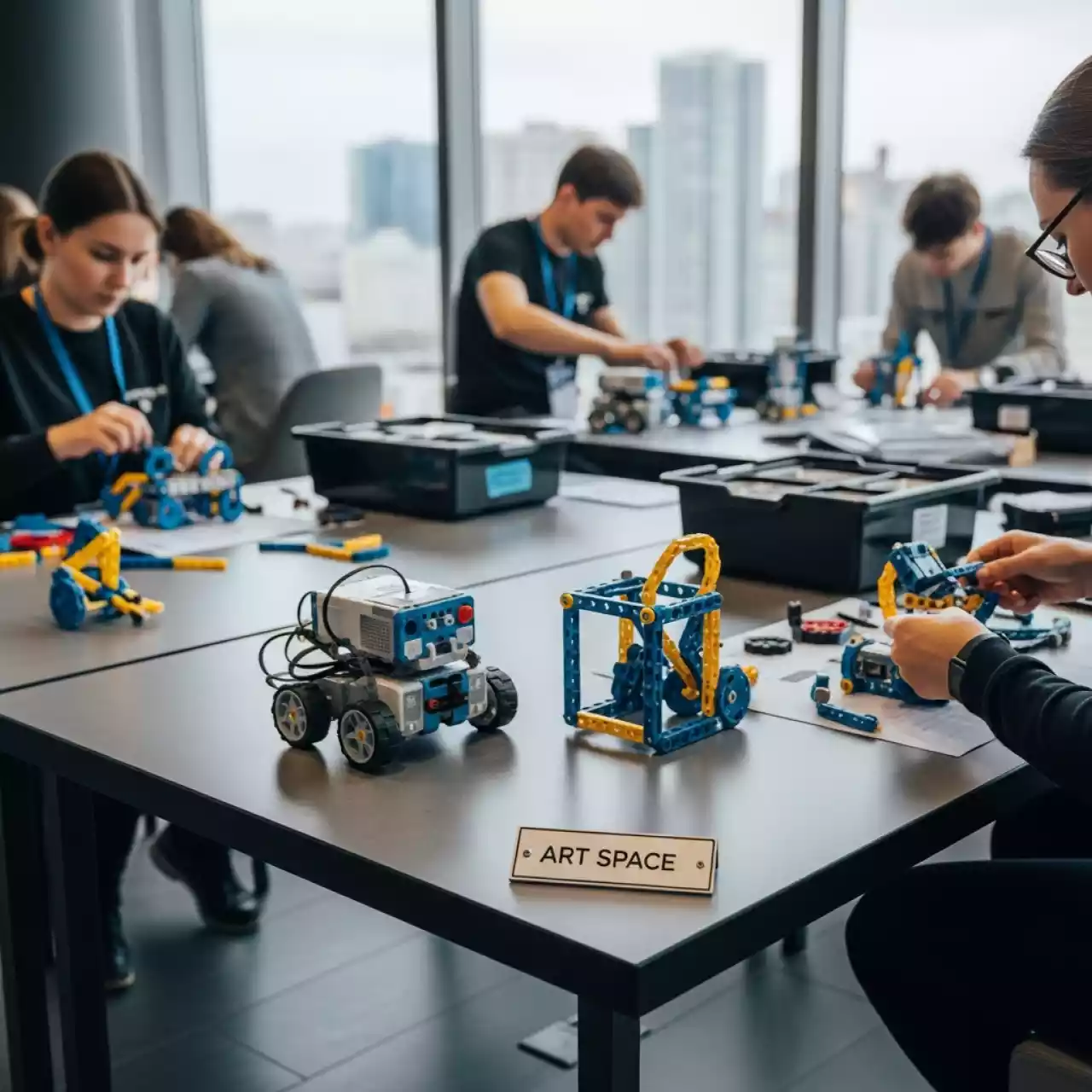 Аренда Конструктор UARO RoboRobo ресурсный набор № 1 Step 2 в ресторане «Магеллан» — ART SPACE