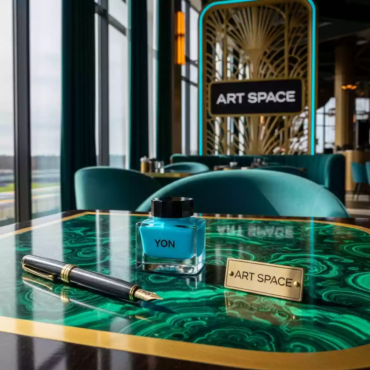 Аренда Контейнер с голубыми чернилами Epson T6642 для L100 L200 в ресторане «Сыроварня» — ART SPACE