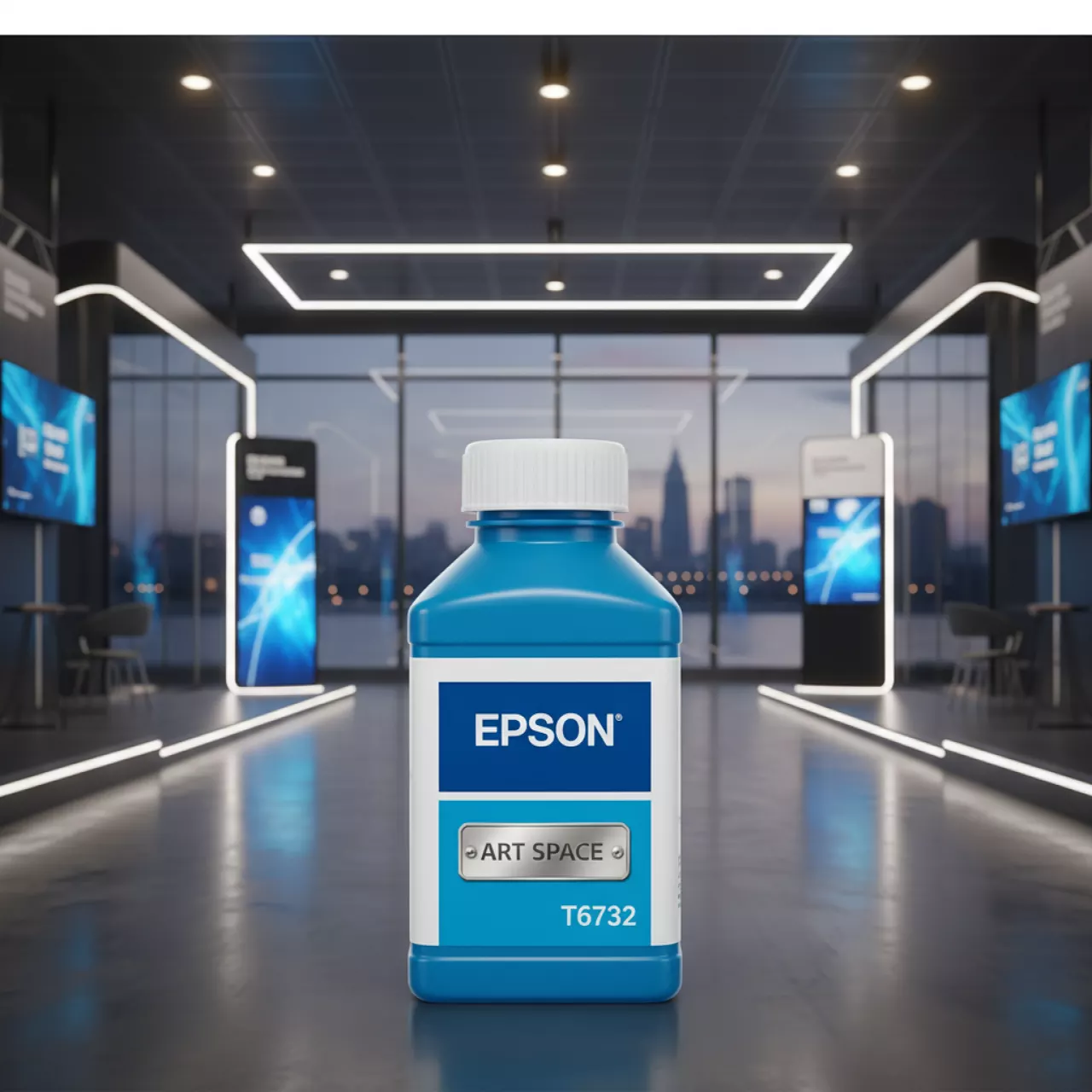 Аренда Контейнера с голубыми чернилами Epson T6732 для L800 на теплоходе «Дагомыс» — ART SPACE
