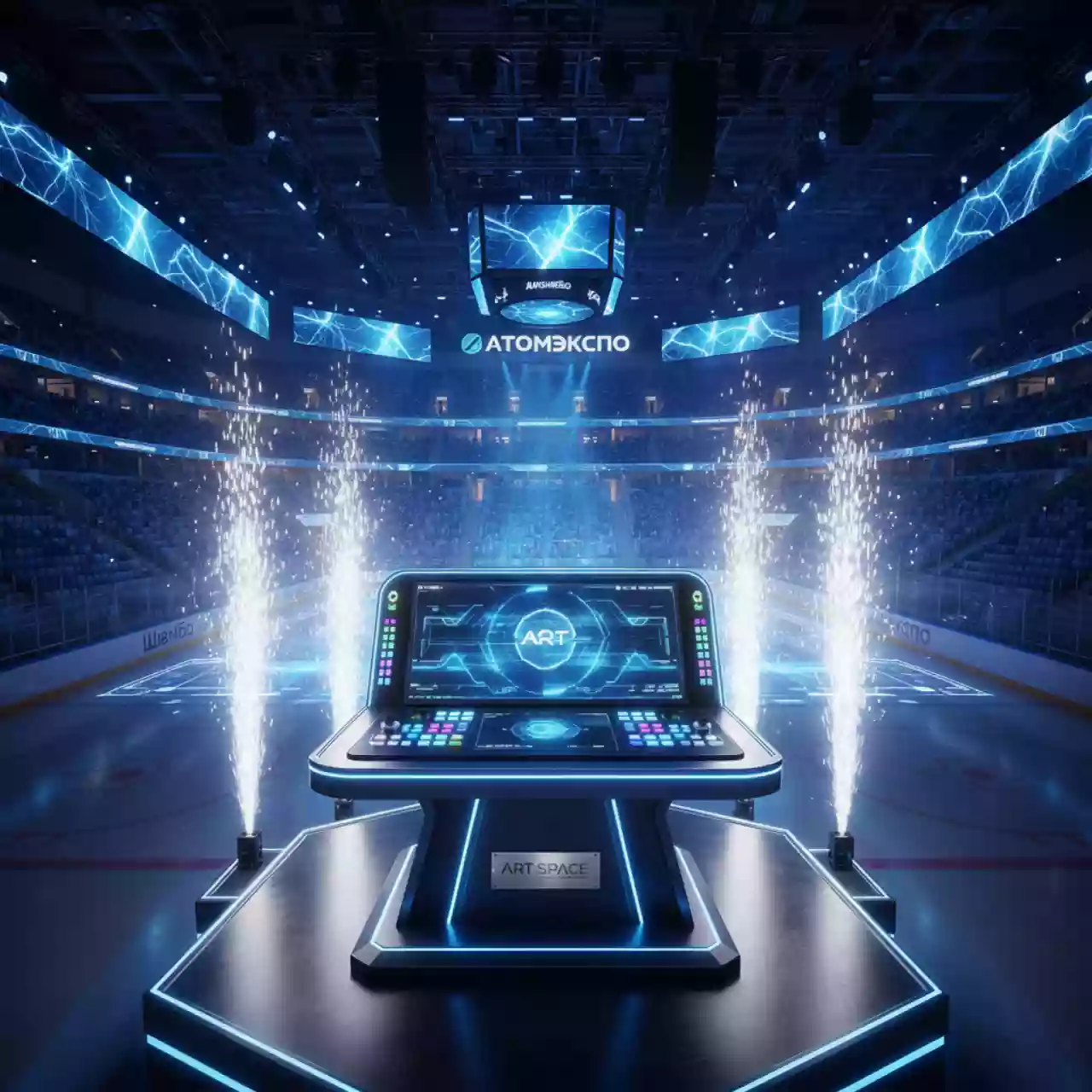 Аренда Контроллер искромета Sparkular ZK 6200 в ледовой арене «Шайба» — ART SPACE