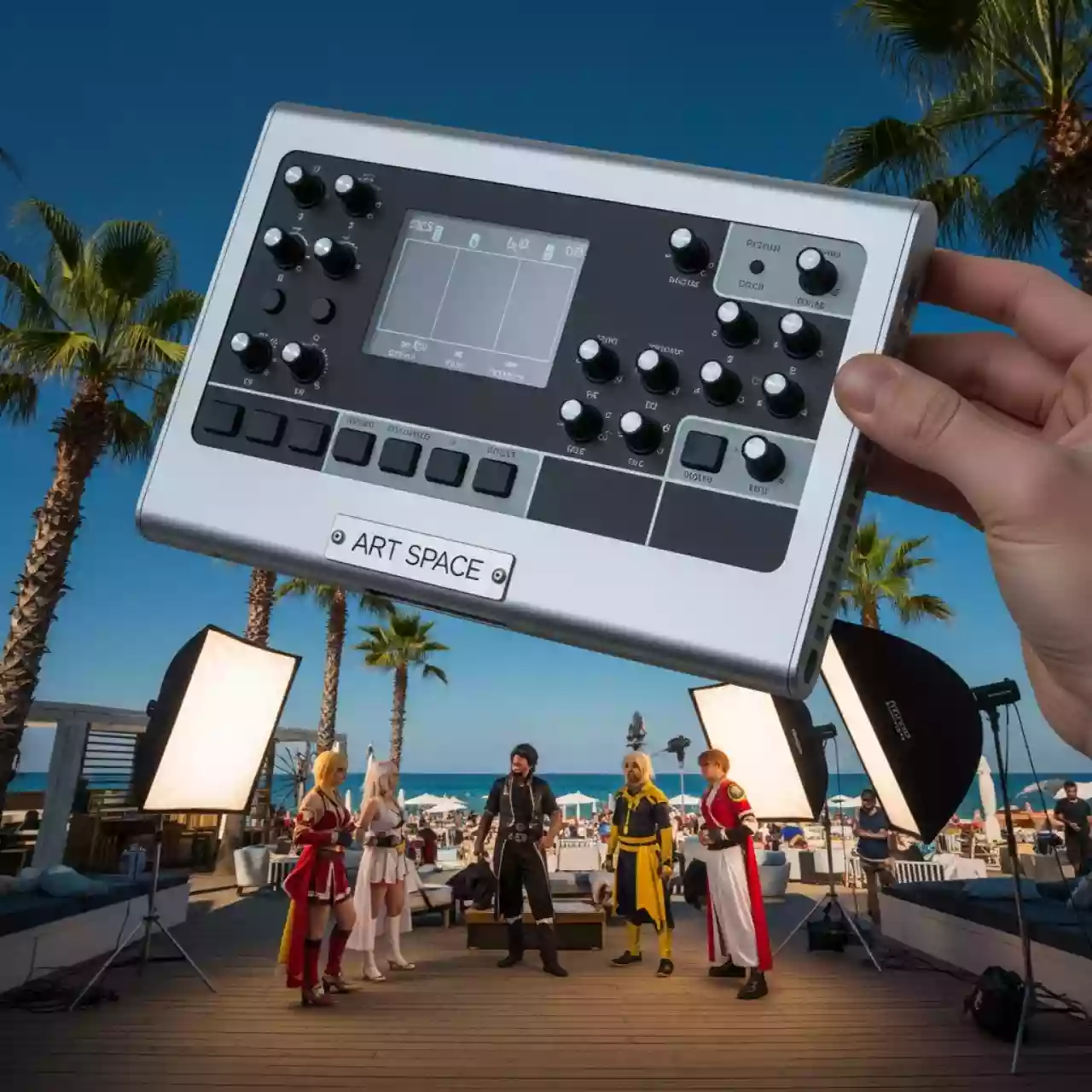 Аренда Контроллер света для съемки на пляжных клубах Хосты — ART SPACE