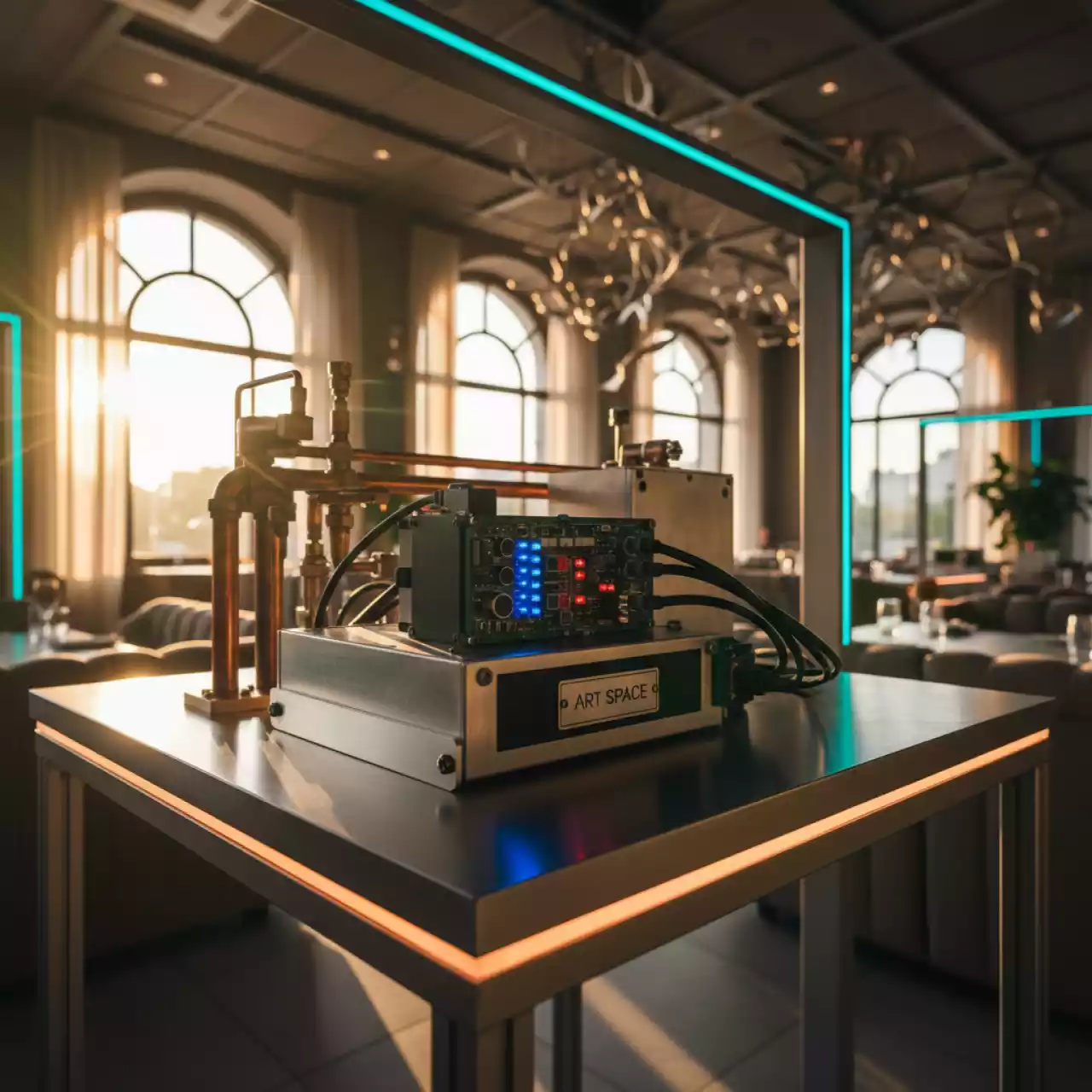 Аренда Контроллер управления серводвигателями TETRIX в ресторане «Высота 5642» — ART SPACE