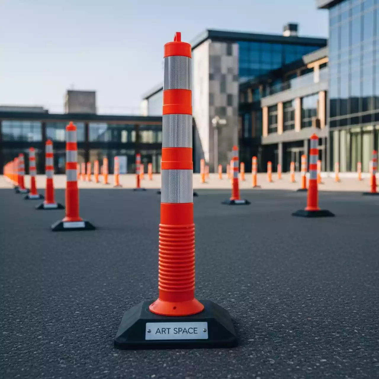 Аренда Конусы дорожные сигнальные из гибких пластмасс на курорте «Газпром» (Альпика) — ART SPACE