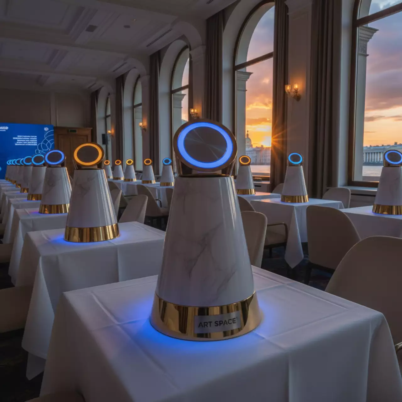 Аренда Конусы с кнопками в ресторане «La Terrazza» — ART SPACE