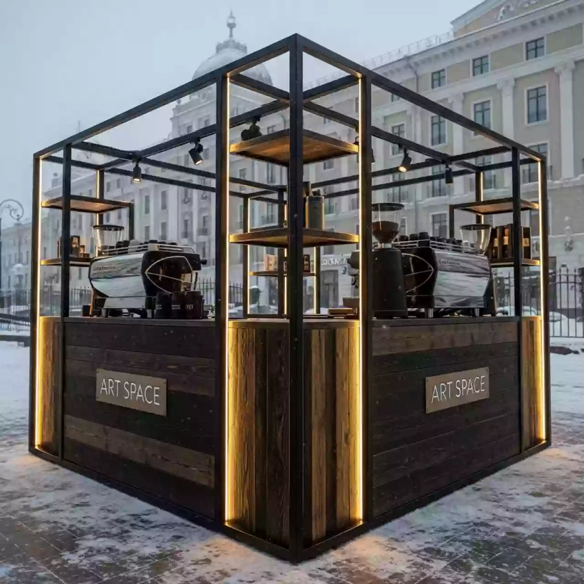 Аренда Корнер киоск 2х3 м в Boutique Hotel PORTUM 1905 — ART SPACE