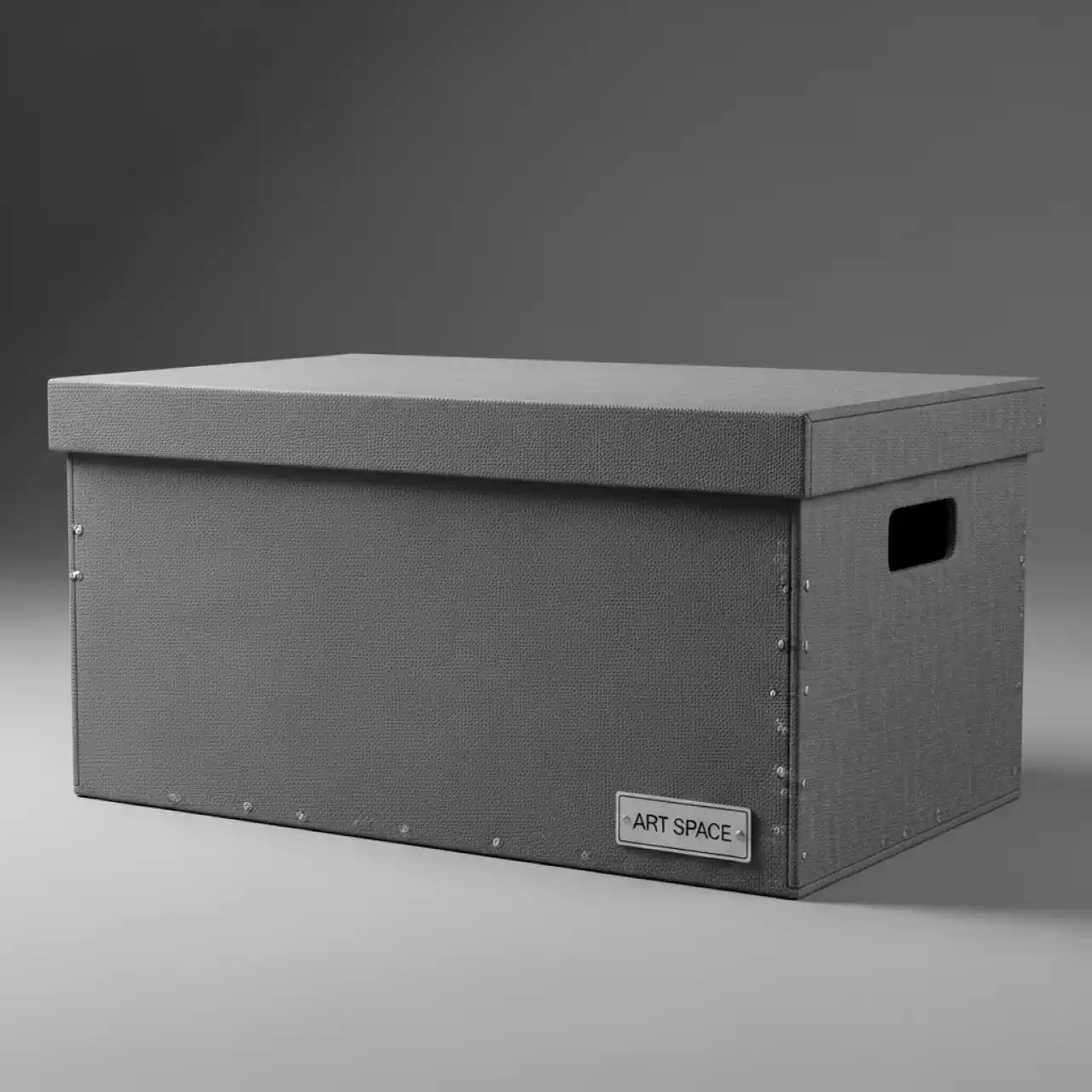 Аренда Короб для хранения вещей Гелеос Пуф 49 ТС серый в Зимнем театре — ART SPACE