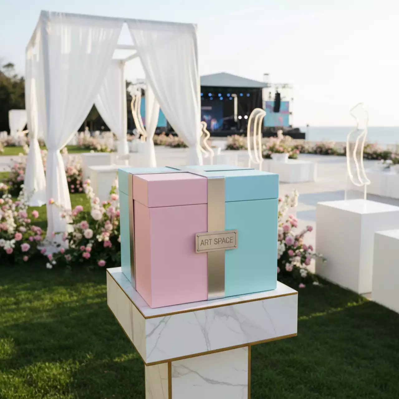 Аренда Коробка для подарков Wedding No 6 в Grand Karat Sochi — ART SPACE